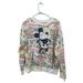 Disney Sweaters | Disney Mickey Mouse Colorful Graffiti Beyond Classic Graphic Sweatshirt Top Med | Color: Cream | Size: M