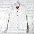 Levi's Jackets & Coats | Levi’s White Rigid Denim Trucker Jeans Jacket Medium | Color: White | Size: M