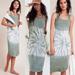 Anthropologie Dresses | Anthropologie Saturday Sunday Green Tie-Dye Midi Dress - S | Color: Green/White | Size: S