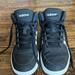 Adidas Shoes | Boys Size 4 High Top Adidas Black & White Sneakers | Color: Black/White | Size: 4bb