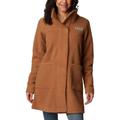 Columbia Jackets & Coats | Columbia Women's Panorama Long Jacket Xxl Brown Sherpa Fleece Snap Button New | Color: Brown | Size: Xxl