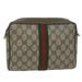 Gucci Bags | Gucci Gg Supreme Web Sherry Line Clutch Bag Beige Red 84 01 012 Auth Yk9904 | Color: Cream | Size: Os