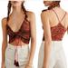 Free People Tops | Free People Cocktail Queen Shirred Sleeveless Top Medium | Color: Red | Size: M