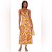 Free People Dresses | Finer Things Maxi Dress In Sunshine Combo Free People | Color: Orange/Pink | Size: L