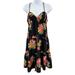 American Eagle Outfitters Dresses | American Eagle Sleeveless Floral Dress | Color: Black/Pink | Size: Various