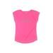Adidas Active T-Shirt: Pink Graphic Sporting & Activewear - Kids Girl's Size 14