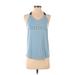 Nike Active Tank Top: Blue Activewear - Women's Size Small