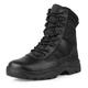 QUNLON Army Boots Tactical Boots Mens Military Boots Lightweight Combat Boots Police Patrol Boots with Side Zip Work Cadet Boots Jungle Boots Black-10.5US