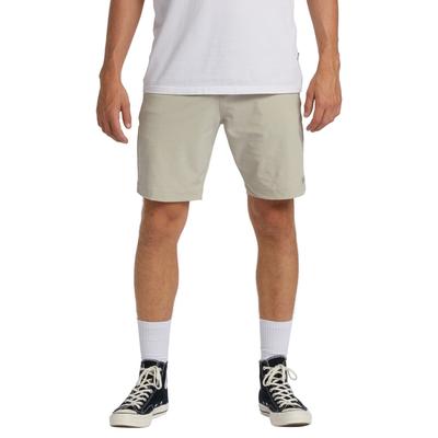 2-in-1-Shorts BILLABONG "Crossfire Mid", Herren, Gr. 30(S), grau, 64% Polyester, 22% Baumwolle, 8% Elasthan, 6% Polyamid, Hosen Image