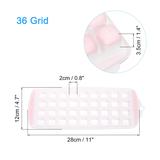 2 Pack Ice Cube Trays with Lid for Freezer 36 Grid Square Stackable