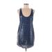 Zara Sleeveless Blouse: Blue Tops - Women's Size Medium