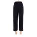 Eliza J Casual Pants - High Rise Straight Leg Boyfriend: Black Bottoms - Women's Size 10