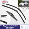 Pour Toyota Auris Hayon MK2 2012-2017 Avant de voiture Balais D'essuie-Glace Arrière En Caoutchouc