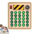 Planche de jeu en bois pour enfants jouets de voyage planche d'activité mentaires orielle train