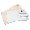 Gants en peau de mouton pour Apiculture gants blancs respirants et durables Anti-abeille pour