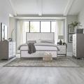 Liberty Furniture Sarva 7 Piece Bedroom Set Wood in Brown/Gray | 64 H x 63 W x 87 D in | Wayfair 499-BR-QPBDMCN