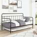 August Grove® Burquez Metal Platform Bed Metal in Black | 43.31 H x 41.06 W x 77.4 D in | Wayfair C80A0195A48649639FDDA92F6A39E384