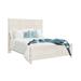 Madison Queen Panel Bed in a Grey-White Wash Finish – Home Meridian S916-BR-K1