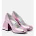 Bulla Air 90 Metallic Leather Pumps