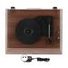 Bluetooth 5.0 Vinyl Record Player Retro 3 Speeds Stereo Portable Turntable Record Player 100â€‘240V AU Plug