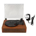 Retro Record Player Portable Bluetooth Turntable Record Player with Built in Speakers 100â€‘240V UK Plug