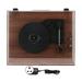Bluetooth 5.0 Vinyl Record Player Retro 3 Speeds Stereo Portable Turntable Record Player 100â€‘240V UK Plug