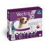 Vectra 3D Solution spot-on pour les chiens de 4 à 10 kg - 3 pipettes de 1,6 ml