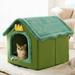 Pets Puppy Cave Sofa Foldable Pet House Indoor Kennel Small Dogs Cats Winter Warm Luxury Bed Soft Mat Nest Kawaii Pet Products