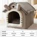 Winter Pet Cat Bed Foldable Dog House Dog Villa Sleep Kennel Removable Nest Warm Enclosed Cave Sofa Pet Supply Ð»ÐµÐ¶Ð°Ð½ÐºÐ° Ð´