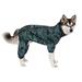 Canada Pooch Slush Suit Water-Resistant Dog Bodysuit (Green Camo 28)