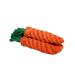 New Carrot Cotton Chew Toy Practial Pet Rope Dog Cat Toy Ball Play Clean Teeth Dog Knot Pet Dog Supplies