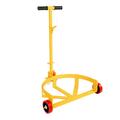 55 Gallon Drum Dolly Barrel Dolly Cart Round Dolly Roller Cart Steel Low Profile Heavy Duty Steel Frame with 3 Wheels