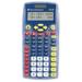 ZQRPCA TI-15 Explorer Elementary Calculator - 2 Line(s) - 11 Character(s) - Battery/Solar Powered - 6.9quot; x 3.5quot; x 0.7quot; - Blue