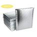 Huayishang Storage Bags Clearance Bubble Mailers Padded Envelopes Lined Poly Mailer Self Seal Aluminizer 50Pcs Home Essentials Silver