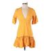 Billabong Casual Dress - Popover: Orange Dresses - Women's Size X-Small