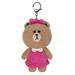 GUND LINE FRIENDS Choco Bear Backpack Clip Plush Stuffed Animal 5