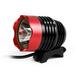Cycling Safety Flashlight USB Bike Headlamp Lights Bicycle Front Headlights Mountain Red