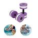 Kcavykas up to 60% off Gifts 1 Pair Aqua Fitness Barbells Foam Dumbbells Hand Bars Pool Resistance Exercise Deals of the Day Purple