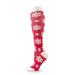 EHQJNJ Black Stockings Plus Size Control Top Leisure and Fashionable Christmas Pressure Socks for Men and Women Sports Long Tube Elastic Compression Gift Socks Stockings for Women Pantyhose Pink