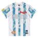 Argentina International Team Mens Headgear Classics 1990 World Cup Soccer Jersey (Medium White)