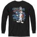 Looney Tunes Bugs Bunny Baseball Kids Long Sleeve T Shirt (Medium) for Youth Boys and Girls Black