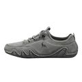 PMUYBHF Male Mens Sandals Size 13 Couple Fashion Walking Sneakers Non Slip Work Shoes Comfortable Leather Casual Tennis Shoes Grey 41