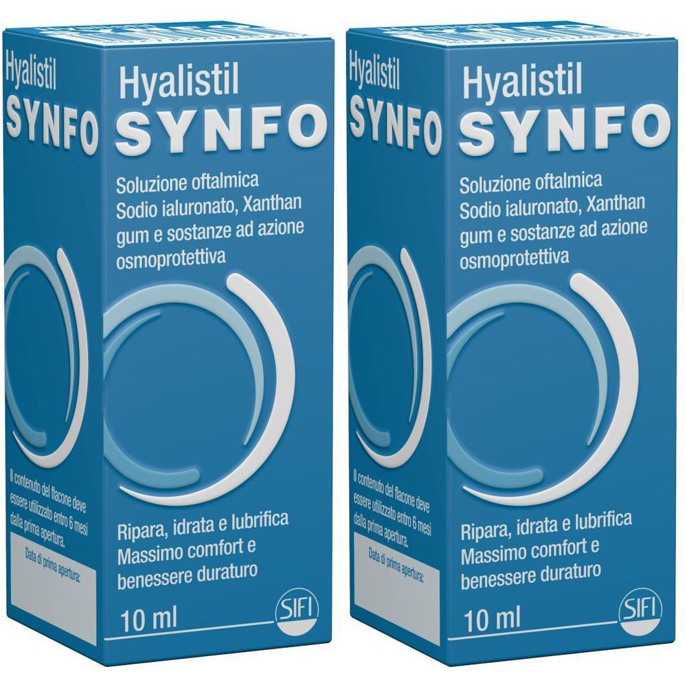 SIFI Hyalistil Synfo Soluzione Oftalmica 2x10 ml Gocce oftalmiche