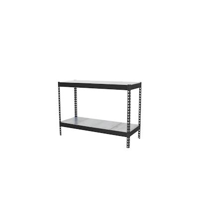 SimonRack Metallregal ohne Schrauben mit Simonforte -Metallschalen 2 Regale. Anthrazitfarbe/Galva 900x1200x600 mm Image