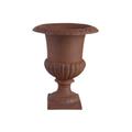 Esschert Design - Vase Médicis en fonte (Lot de 2) - Marron