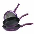 Northix - Set de poêles à frire - 3 pcs - antiadhésif - violet