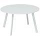 Hesperide - Table d appoint de jardin ronde Saona blanc en acier D70 cm - Hespéride - Blanc