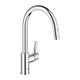 Grohe - Robinet de cuisine - Chromé - Bec haut en c - Mousseur extractible - Rotation 360