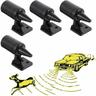 Lot de 4 alerte de voiture moto cerf ultrasons faune avertissement automatique cerf alerte