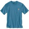 Workwear T-Shirt pocket Taille: s - Coloris: Blue Lagoon Heather - Blue Lagoon Heather - Carhartt